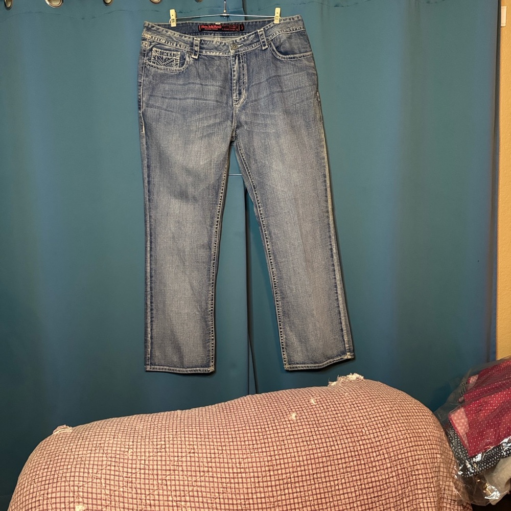Modella Relaxed Fit Blue Jeans